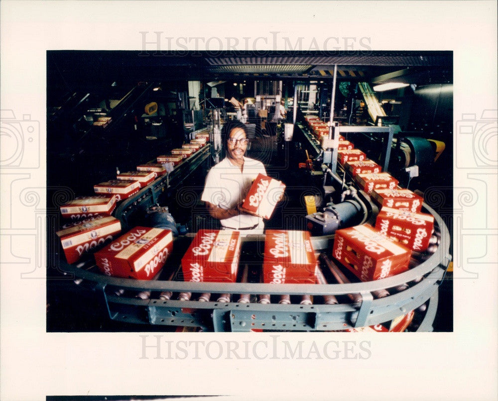 1986 Golden, Colorado Coors Brewery Press Photo - Historic Images