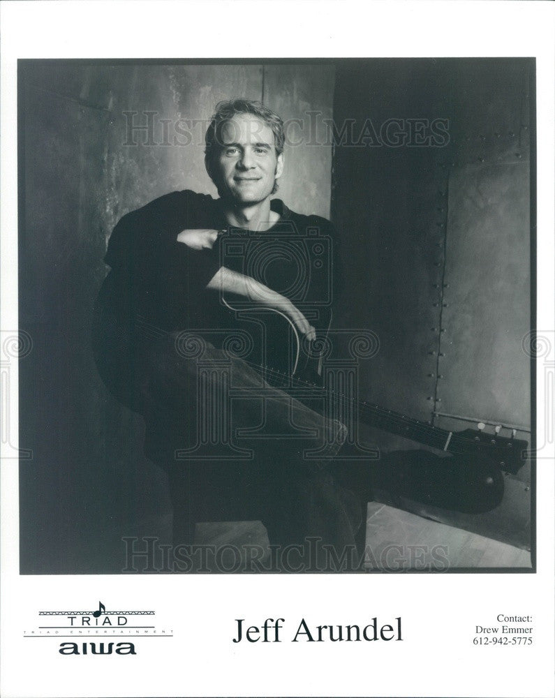 1996 Musician Jeff Arundel Press Photo - Historic Images