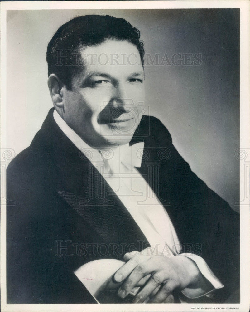 Undated Opera Tenor Donato Bucci Press Photo - Historic Images