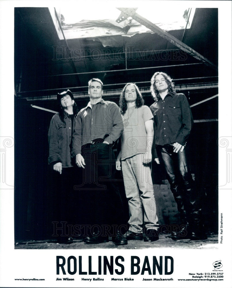 2002 American Rock Band Rollins Band Press Photo - Historic Images