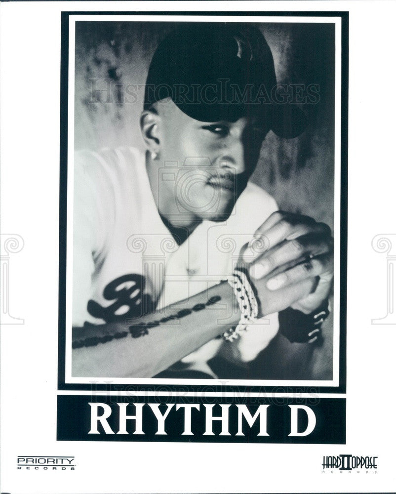 1995 Hip-Hop Music Producer Rhythm D Press Photo - Historic Images