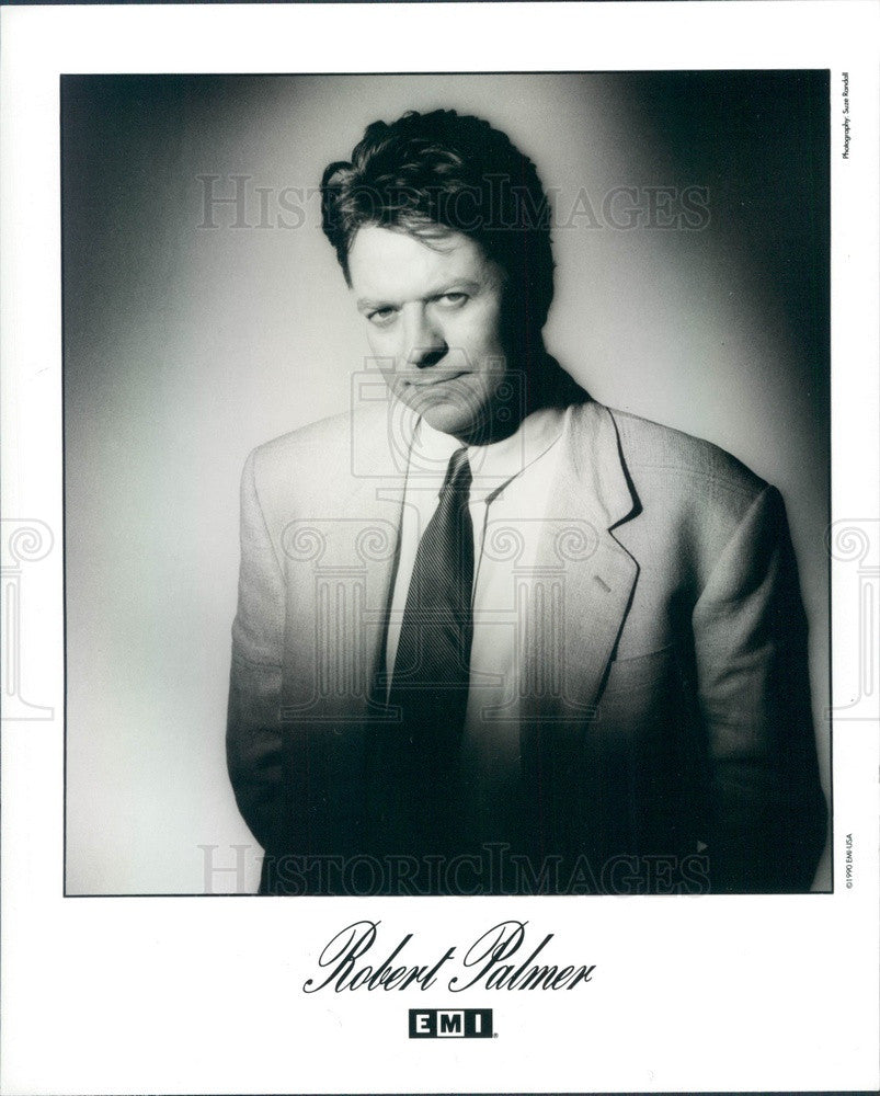 1991 English Soul/Jazz/Rock/Pop/Reggae/Blues Singer Robert Palmer Press Photo - Historic Images