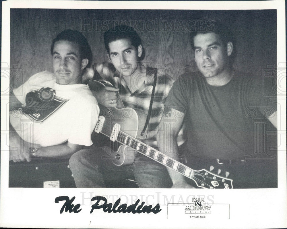 1988 American Rock/Rockability Band The Paladins Press Photo - Historic Images