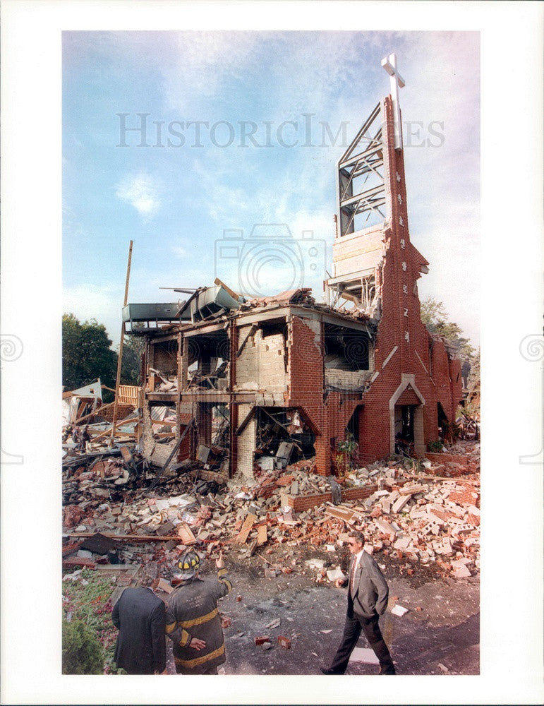 1996 Queens, New York Hyooshin Bible Presbyterian Church Explosion Press Photo - Historic Images