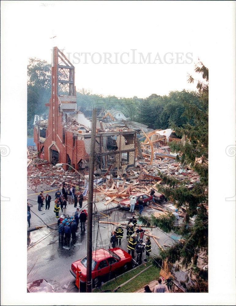 Undated Queens NY 1996 Hyooshin Bible Presbyterian Church Explosion Press Photo - Historic Images