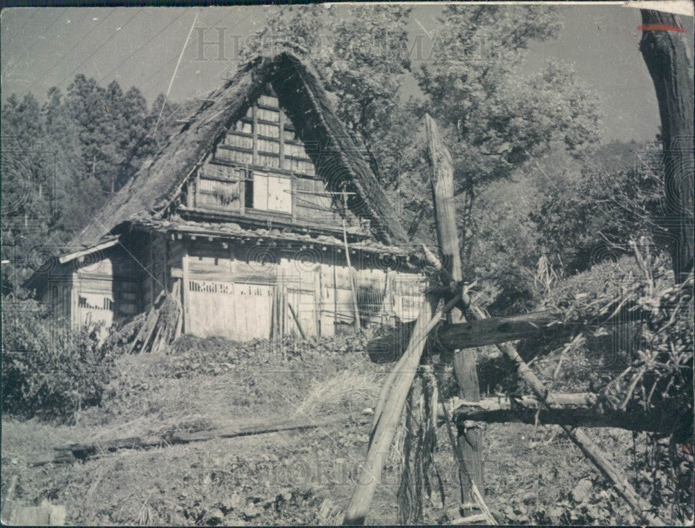 1967 Takayama, Japan Traditional Farmhouse Press Photo - Historic Images