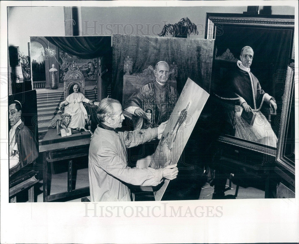 1965 Artist Professor Francesco Zonchi-Lotti Press Photo - Historic Images