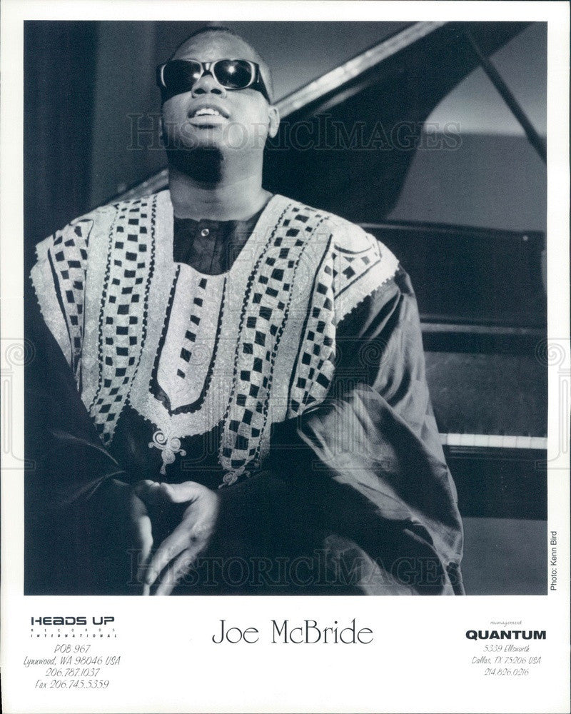 1992 Musician Joe McBride Press Photo - Historic Images