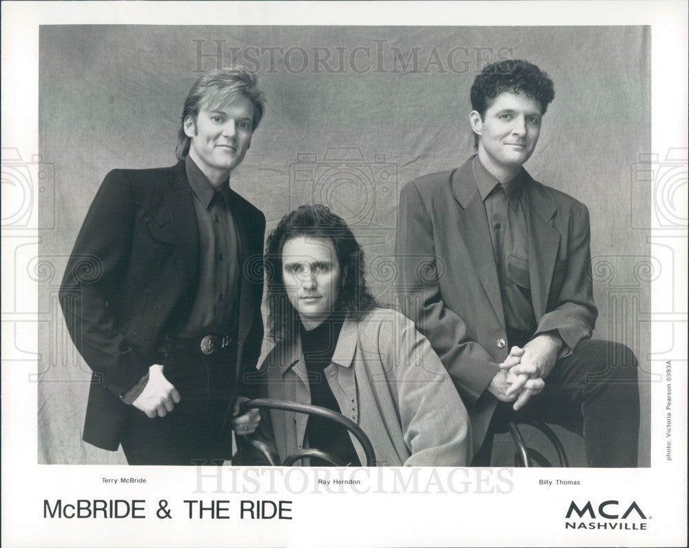 1993 Country Musicians McBride &amp; The Ride Press Photo - Historic Images
