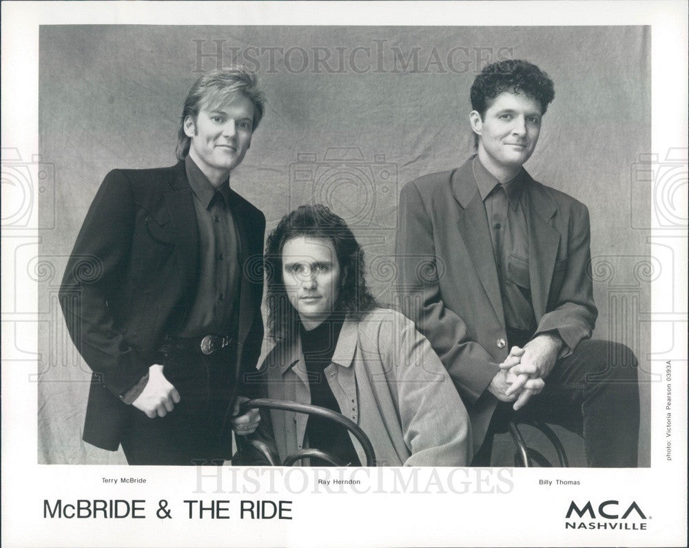 1993 Country Musicians McBride & The Ride Press Photo - Historic Images