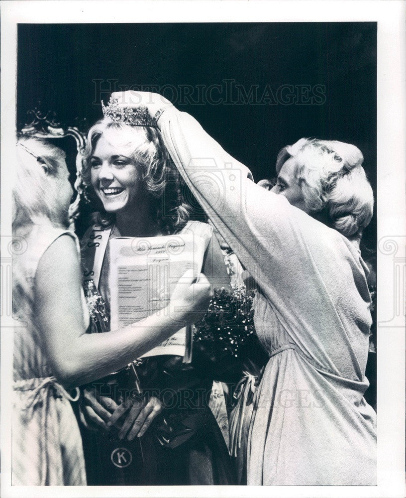 1979 Miss Seminole, Florida Kathryn Parker &amp; Diana Chambers Press Photo - Historic Images