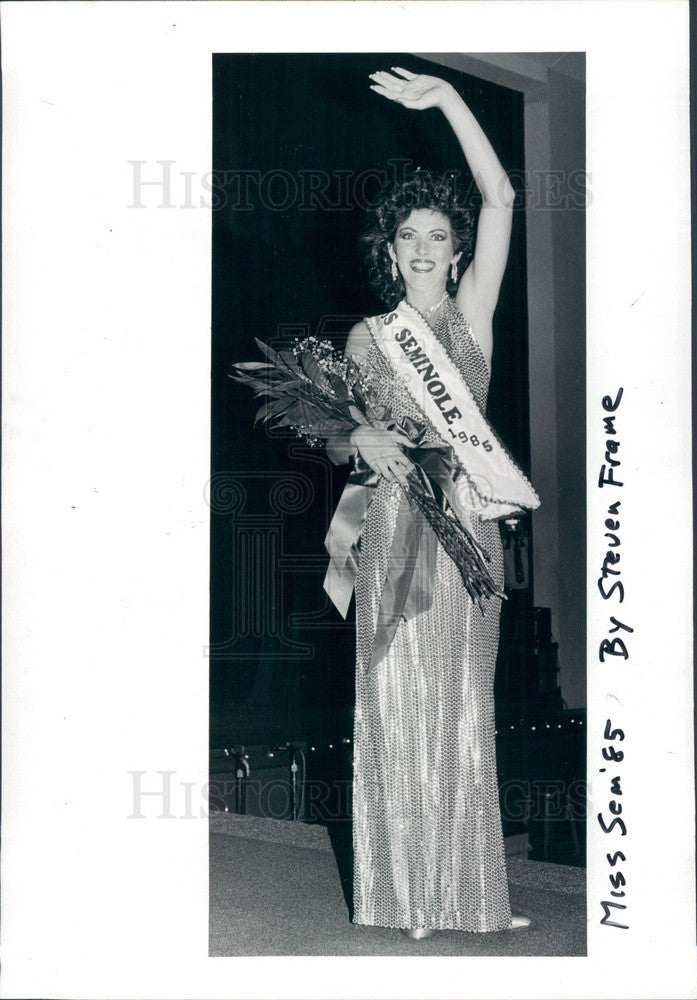 1985 Miss Seminole, Florida 1985 Pamela Alderman Press Photo - Historic Images