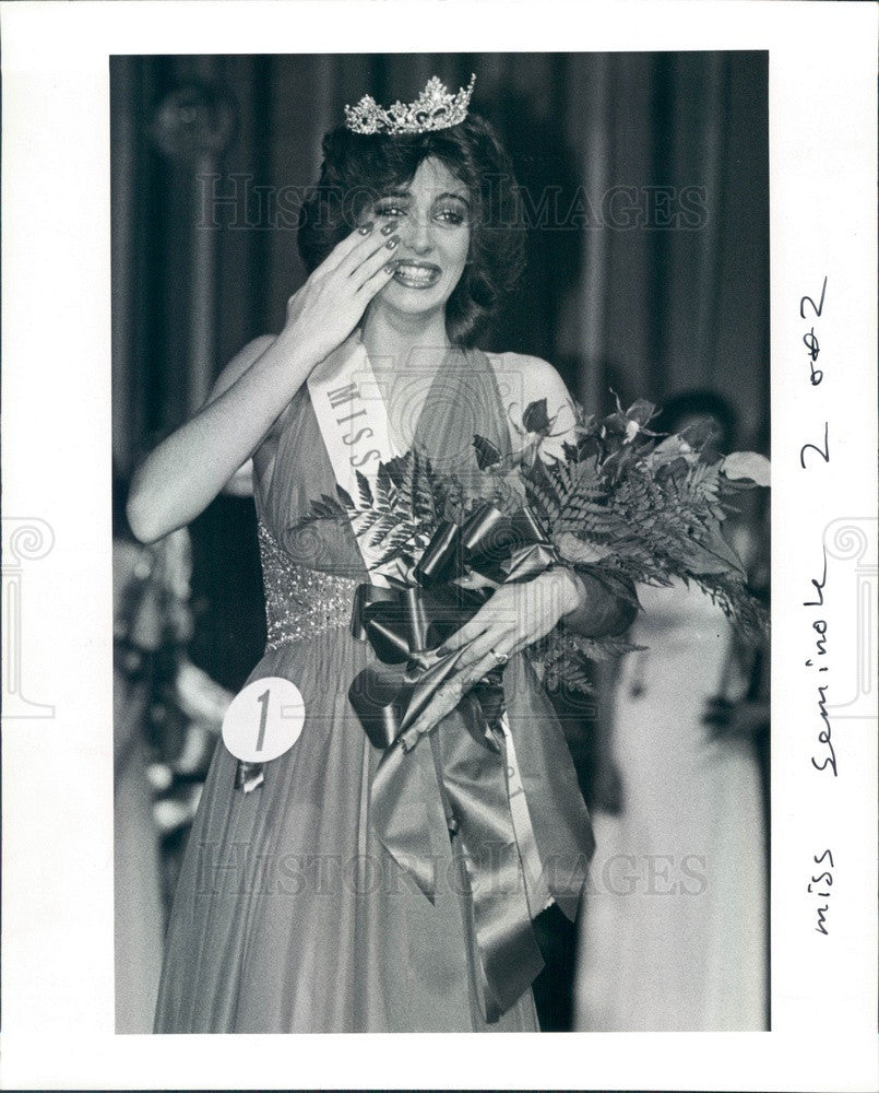 1981 Miss Seminole, Florida 1981 Pamela Alderman Press Photo - Historic Images