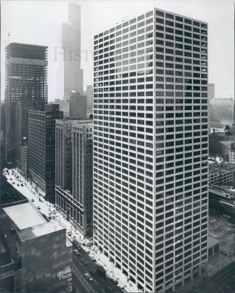 1973 Chicago, Illinois La Salle Plaza Press Photo - Historic Images