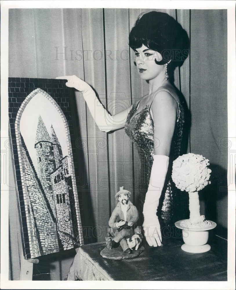 1963 Chicago, Illinois Miss Ceramic Hobby Show Betty Wilson Press Photo - Historic Images