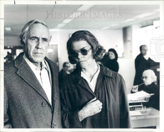1988 Hollywood Actor Jason Robards Press Photo - Historic Images