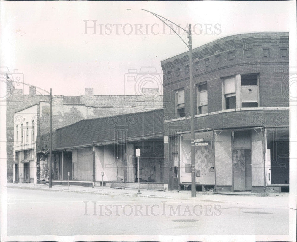 1961 Chicago, Illinois Vacated Roosevelt Memorial Hospital Press Photo - Historic Images