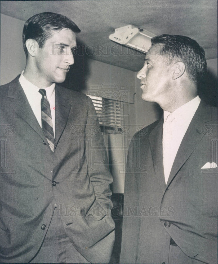1962 WV Politician John Rockefeller IV, Peace Corps Dir Sgt Shriver Press Photo - Historic Images