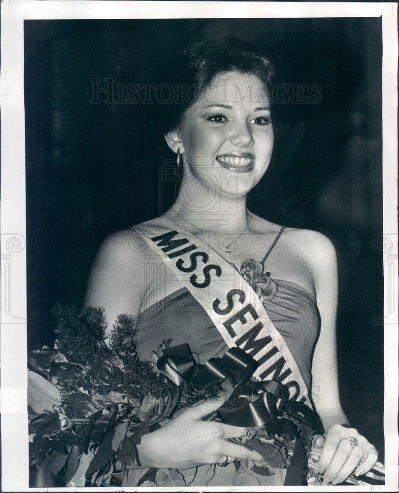 1978 Miss Seminole, Florida Diana Chambers Press Photo - Historic Images