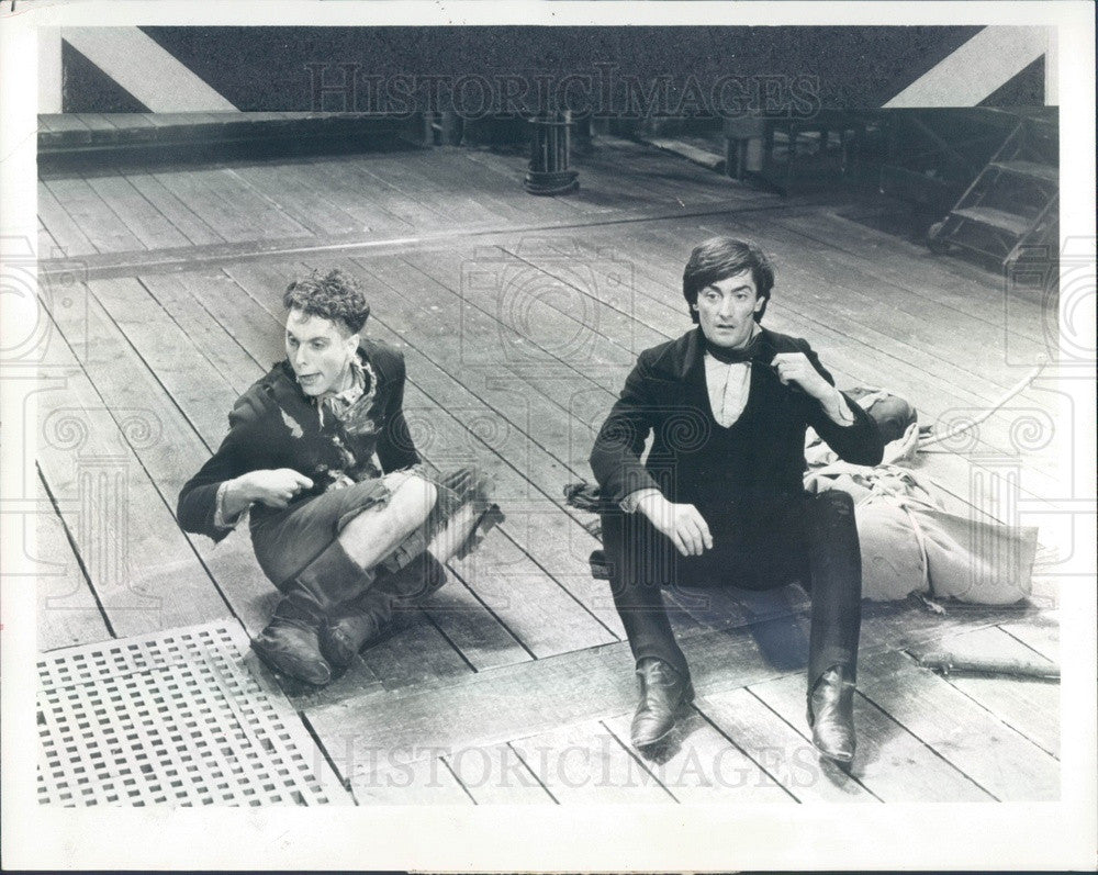 1982 Actors Roger Rees &amp; David Threlfall in Nicholas Nickleby Press Photo - Historic Images