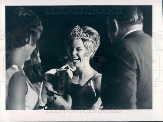 1970 Miss St Petersburg Beach, Florida Donna Robbins Press Photo - Historic Images