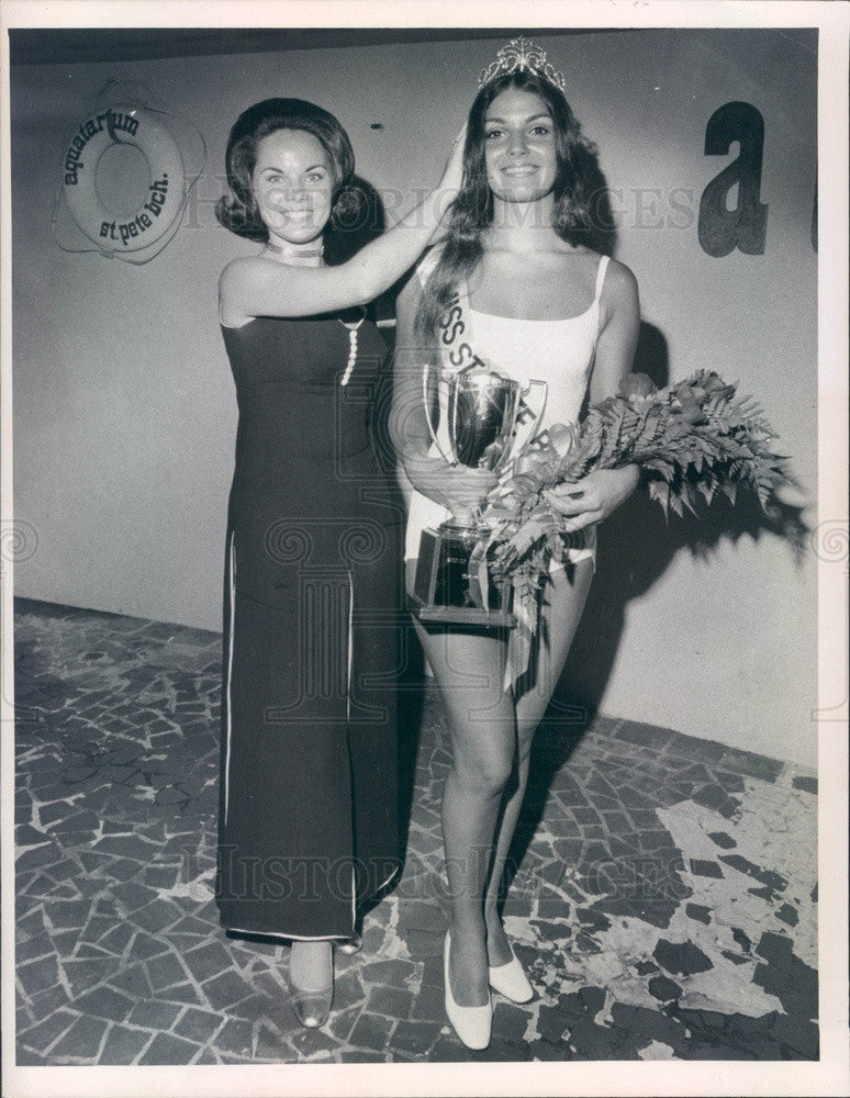 1971 Miss St Petersburg Beach, Florida Donna Postorino Press Photo - Historic Images