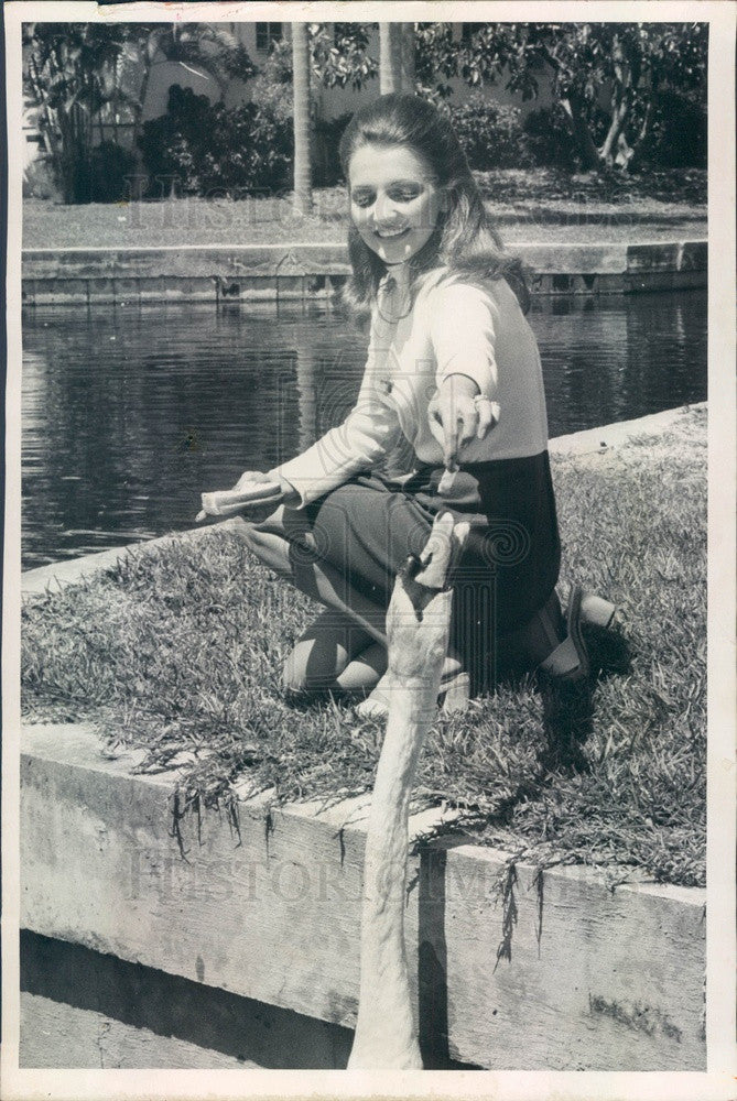 1972 Miss Sarasota, Florida Ellen Fisher Press Photo - Historic Images