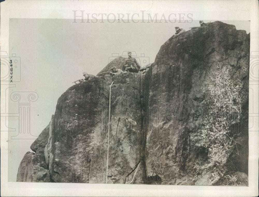 pre-1919 Austrian Troops Seize Alpine Peak in World War Press Photo - Historic Images