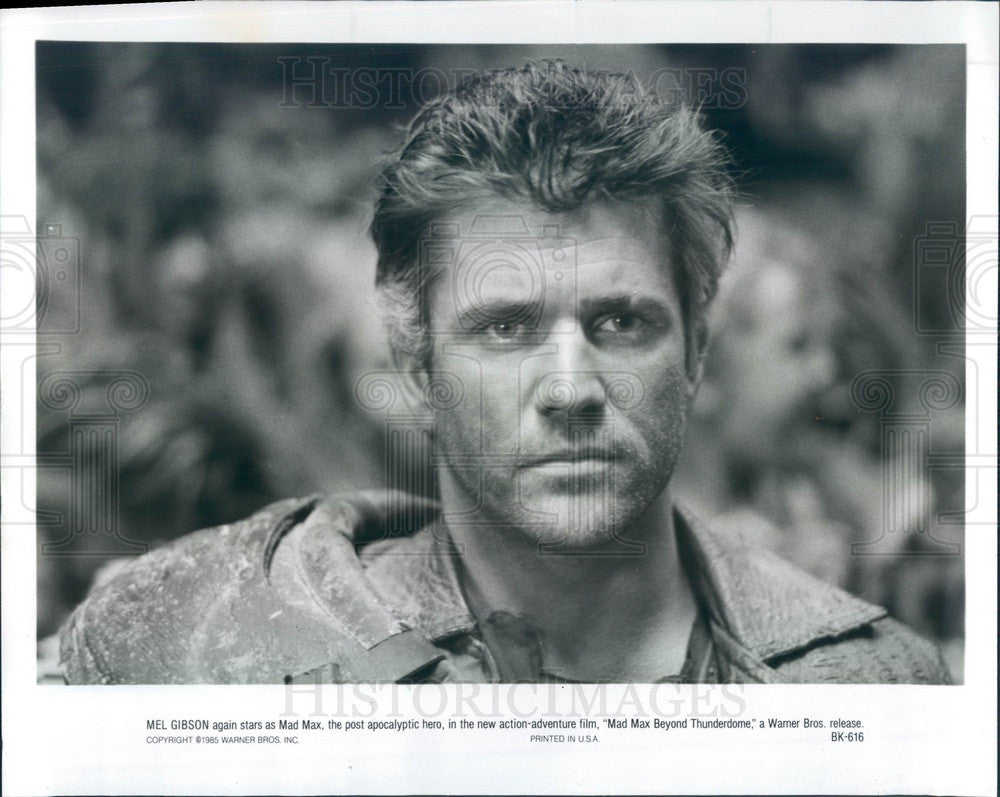 1991 Hollywood Actor Mel Gibson in Mad Max Beyond Thunderdome Press Photo - Historic Images