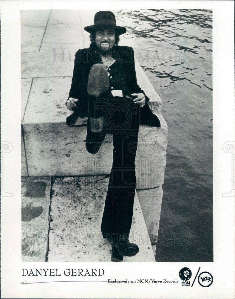 1972 French Pop Singer/Composer Danyel Gerard Press Photo - Historic Images