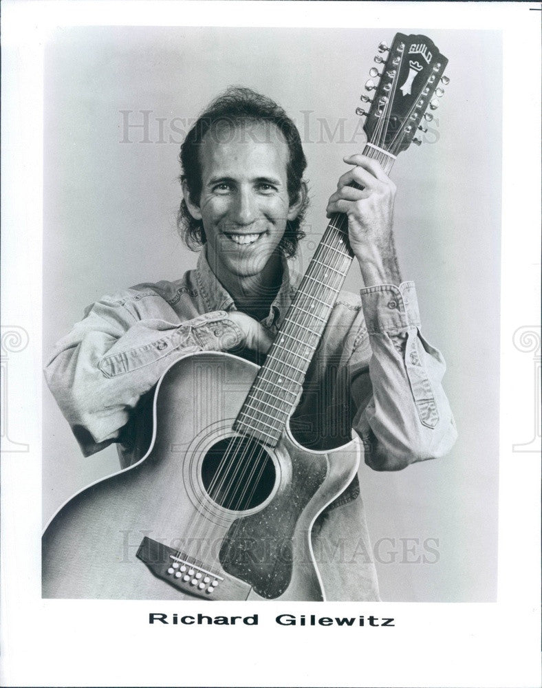1994 Fingerstyle Guitarist &amp; Composer Richard Gilewitz Press Photo - Historic Images