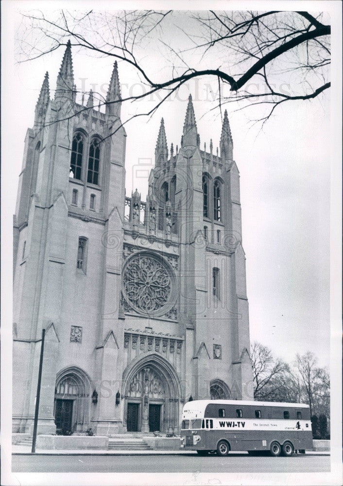 1961 Michigan, Detroit News WWJ-TV Mobile Unit Press Photo - Historic Images