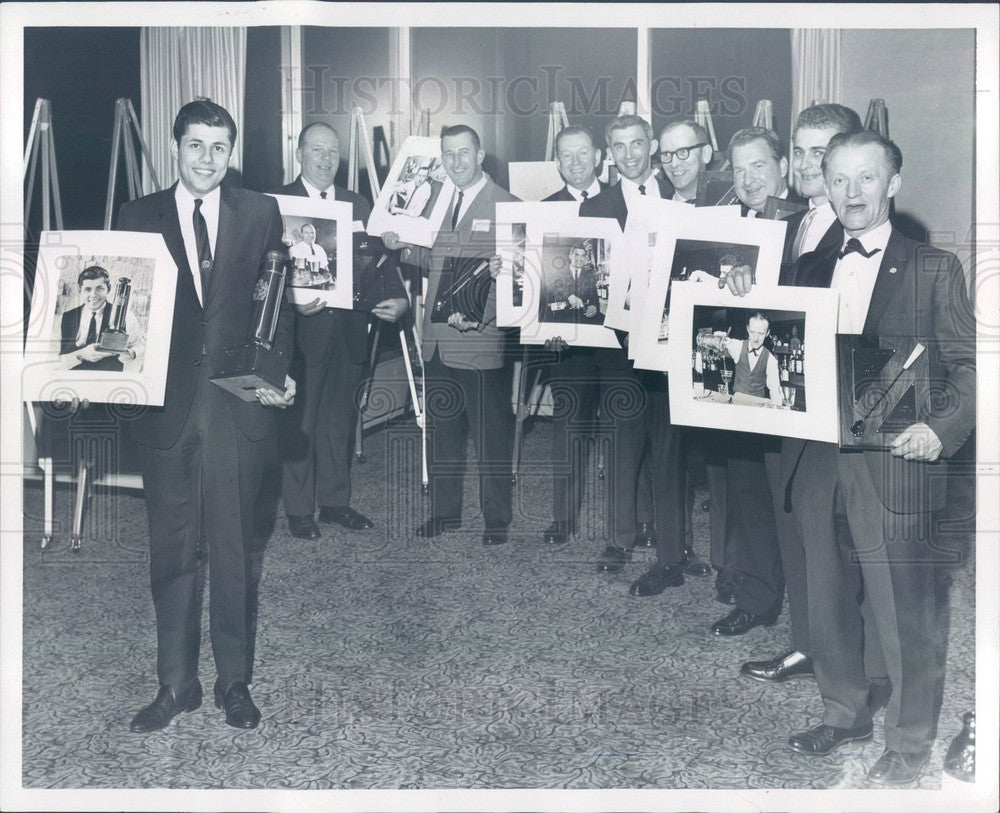 1967 Michigan, Detroit News WWJ Bartenders Silver Stirrers Award Press Photo - Historic Images