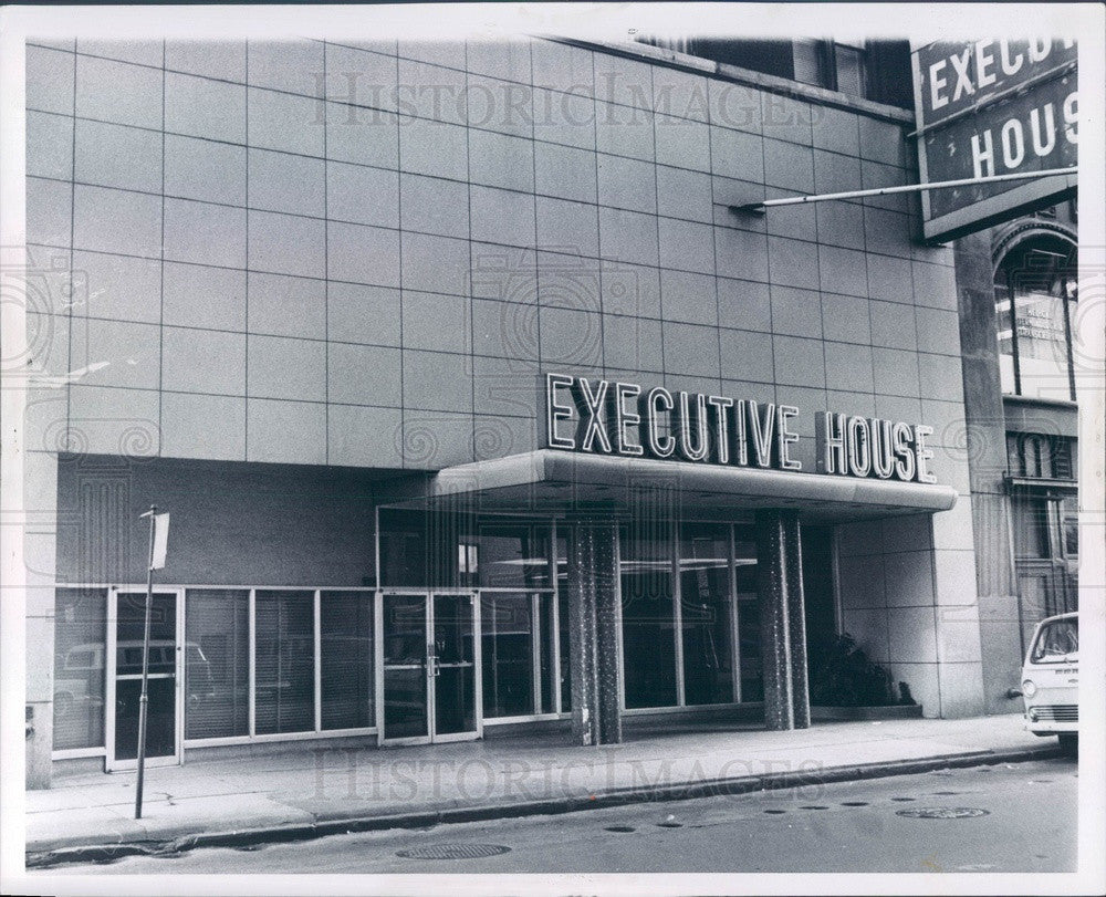 1966 Detroit, Michigan Executive House Apartments Press Photo - Historic Images
