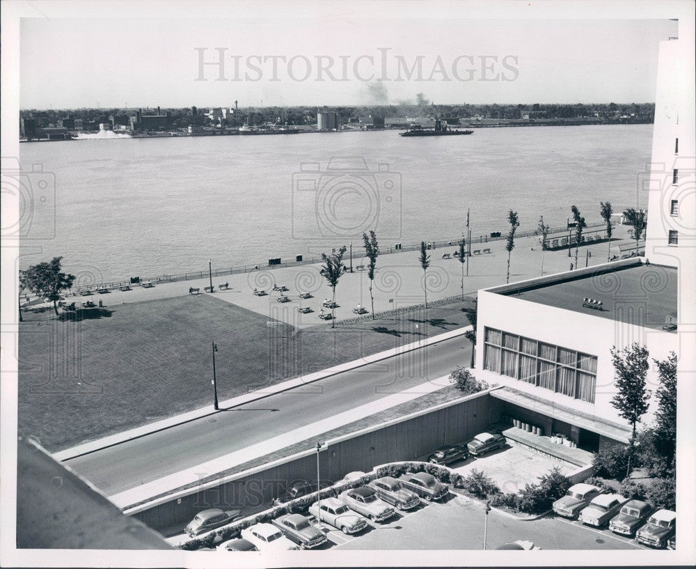 1953 Detroit, Michigan Civic Center Park Press Photo - Historic Images