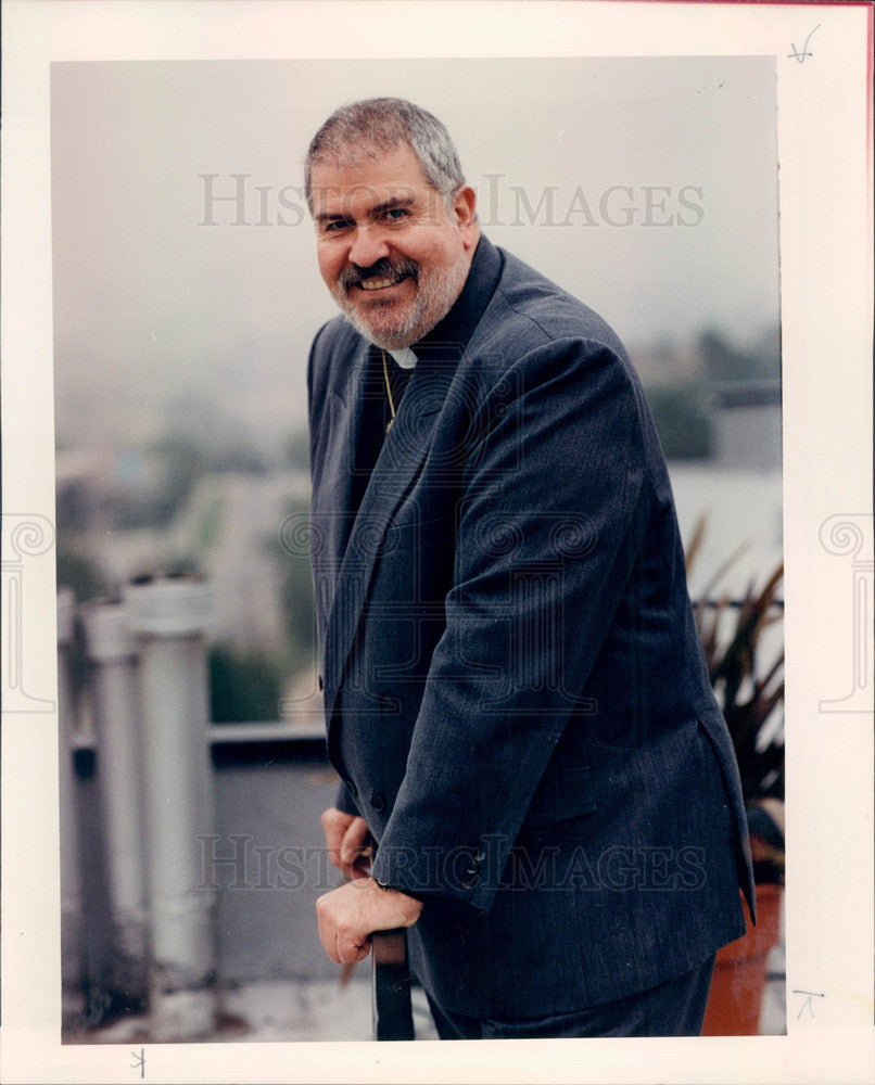 1995 Detroit, Michigan Rev Troy Perry, Universal Fellowship Press Photo - Historic Images