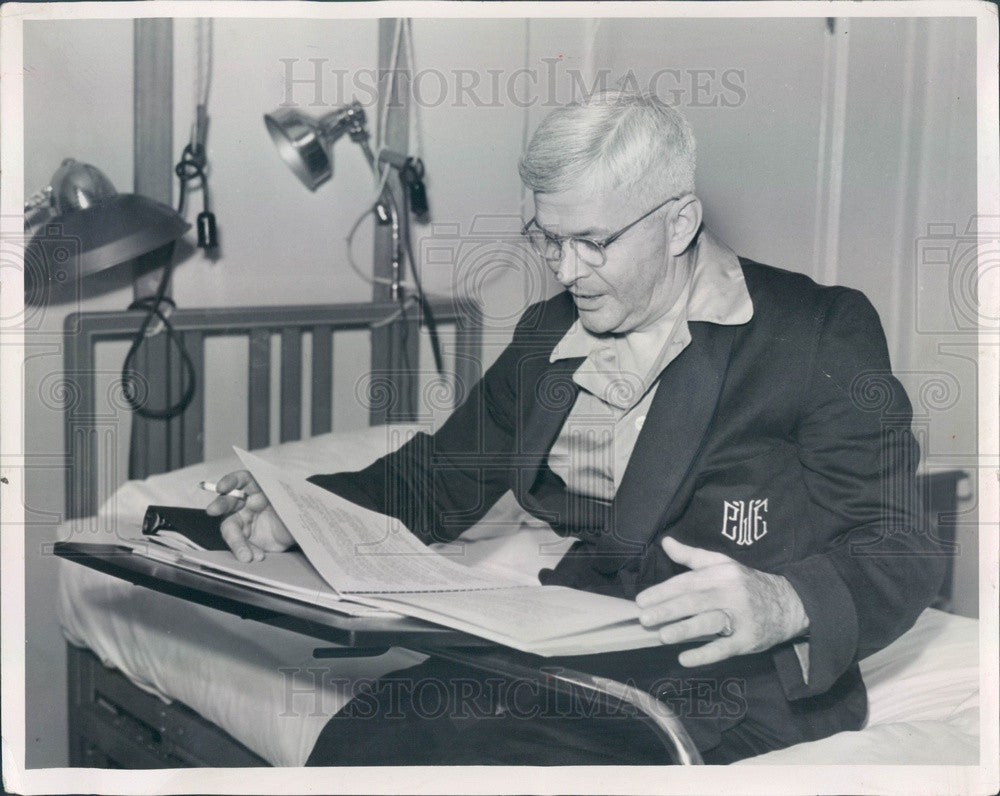 1941 Detroit, Michigan General Motors President Charles Wilson Press Photo - Historic Images