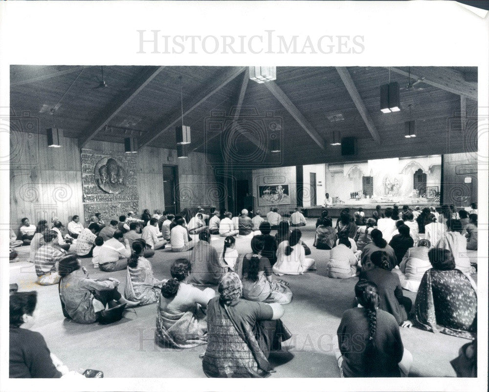 1992 Troy, Michigan Bharatiya Temple Islam Class Press Photo - Historic Images