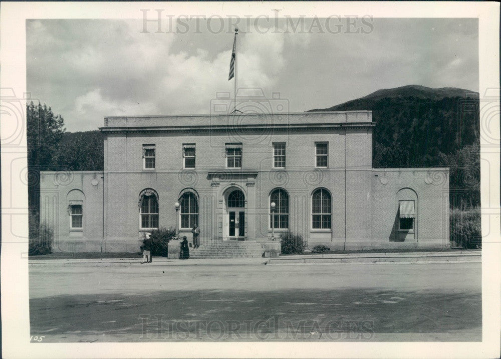 1930 Glenwood Springs, Colorado Federal Building Press Photo - Historic Images
