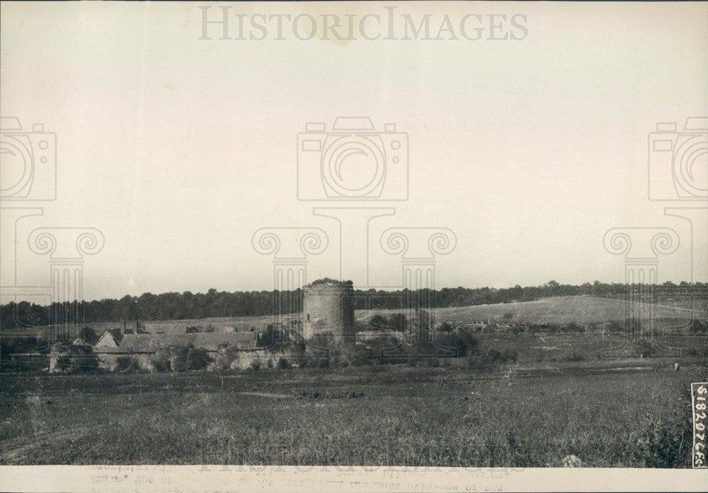 1910 Germany, Cmdr Ludendorff Headquarters, World War Battlefield Press Photo - Historic Images