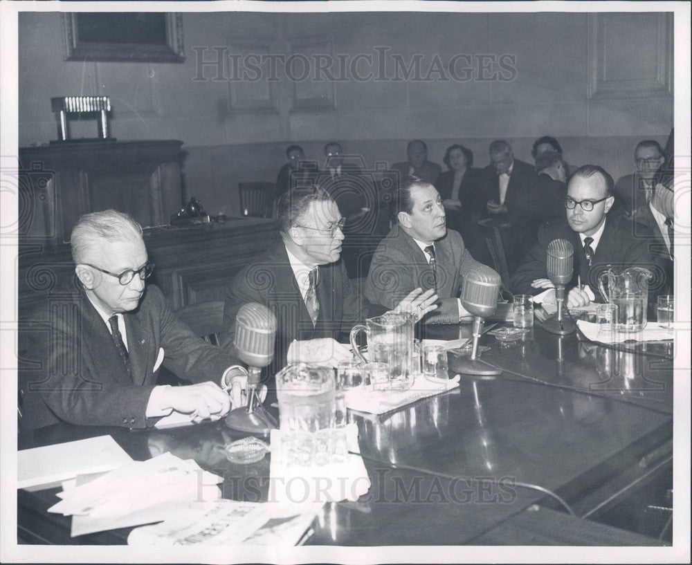 1952 Detroit, Michigan Communist Inquiry Press Photo - Historic Images