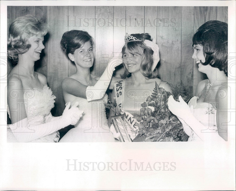 1965 Florida, Miss Kenneth City Marty Fox, Linda Kooiman Press Photo - Historic Images