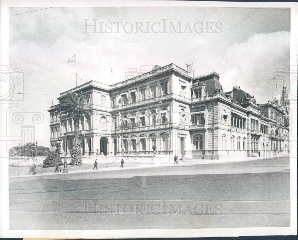 1943 Buenos Aires, Argentina Casa Rosada Government House Press Photo - Historic Images