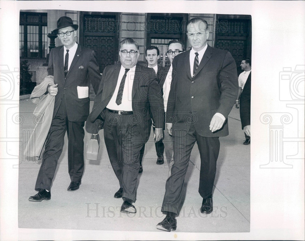 1966 Chicago, Illinois Frank Porcaro, Witness To Gangster Payoffs Press Photo - Historic Images