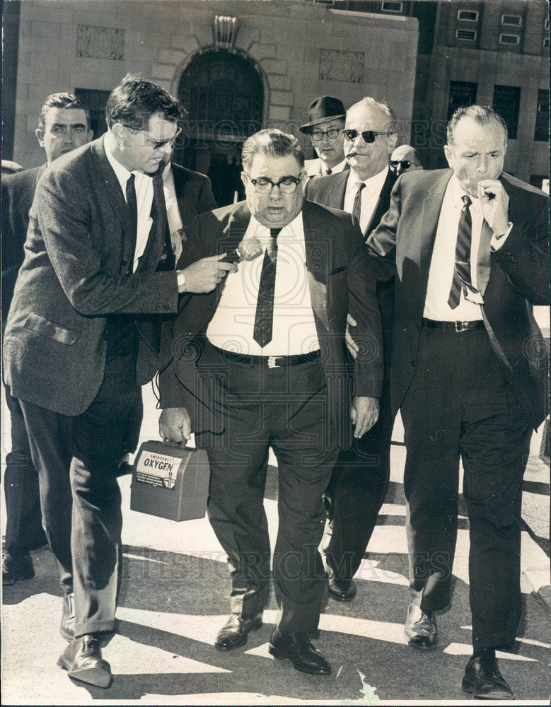 1966 Chicago, Illinois Frank Porcaro, Witness To Gangster Payoffs Press Photo - Historic Images