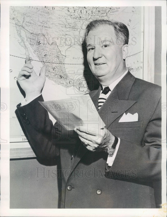 1959 NBC Emcee Everett Mitchell of the National Farm and Home Hour Press Photo - Historic Images