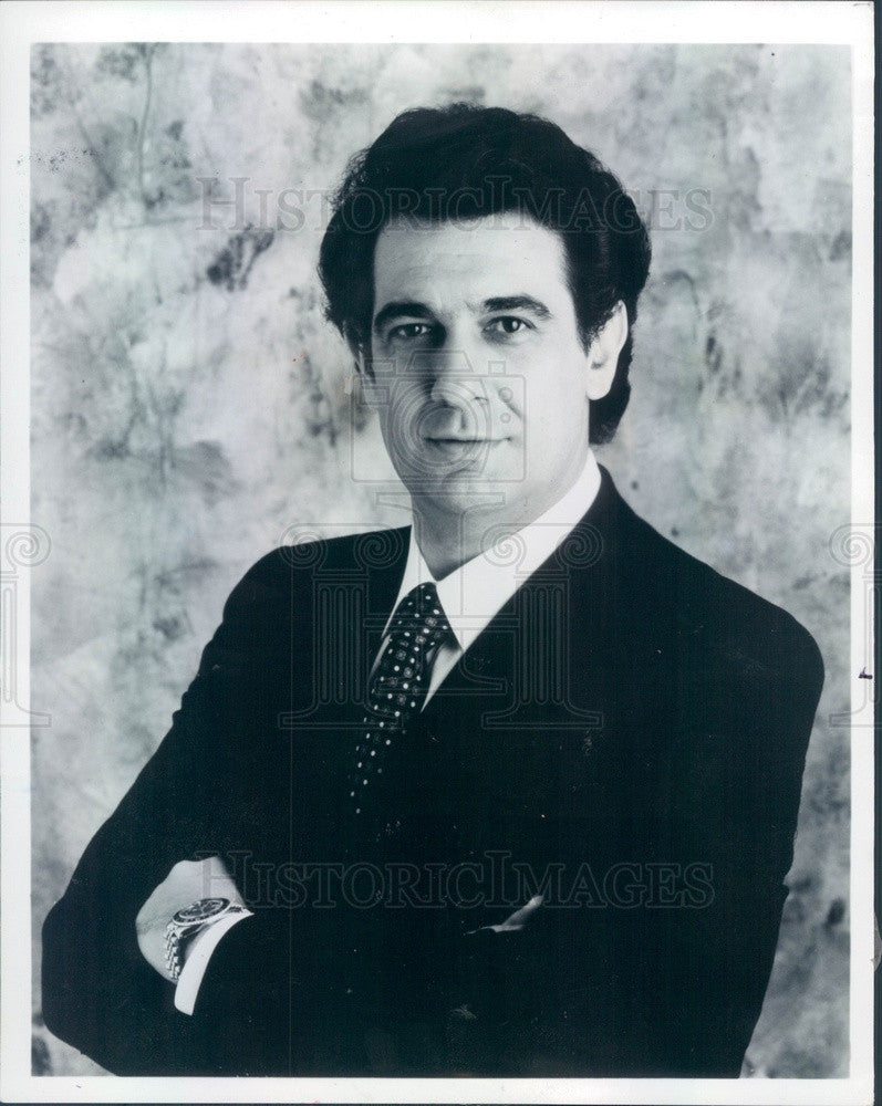 1984 New York City Metropolitan Opera Singer Placido Domingo Press Photo - Historic Images