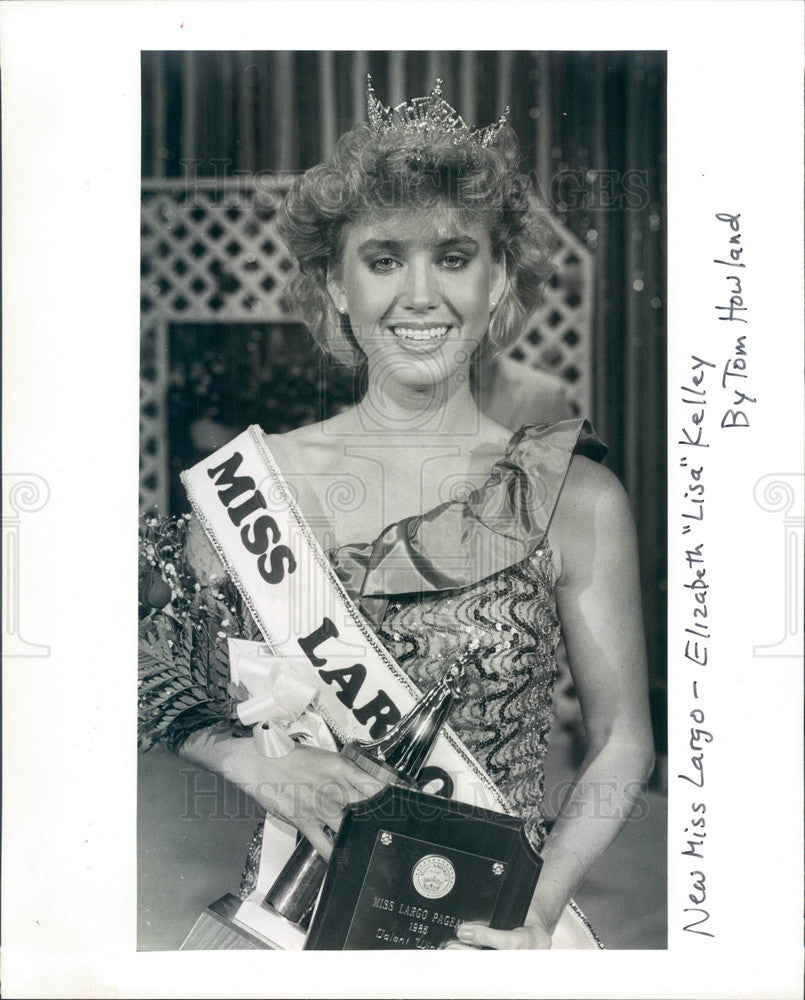 1985 Miss Largo, Florida 1985 Elizabeth Kelley Press Photo - Historic Images