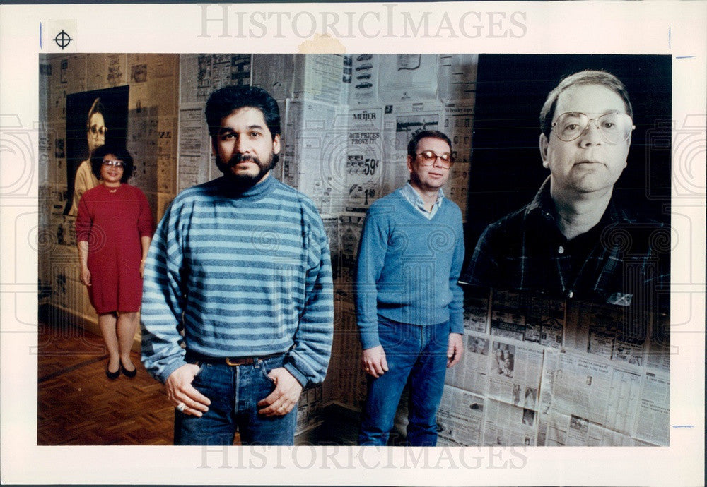 1991 Detroit, Michigan Photographer Carlos Diaz Press Photo - Historic Images