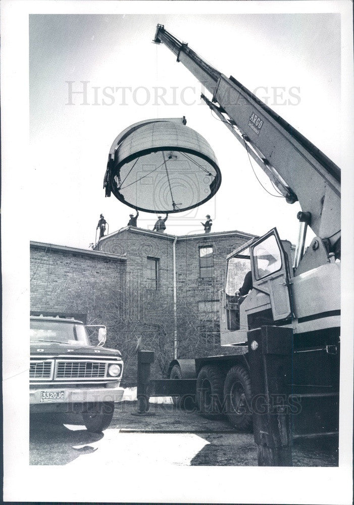 1978 Bloomfield Hills, Michigan Cranbrook Academy Conservatory Dome Press Photo - Historic Images